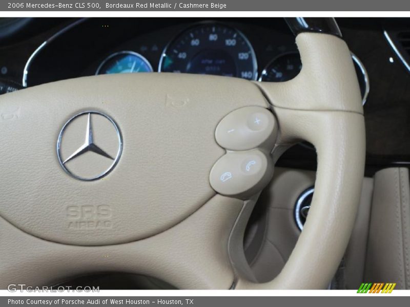 Bordeaux Red Metallic / Cashmere Beige 2006 Mercedes-Benz CLS 500