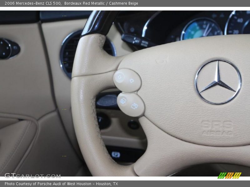 Bordeaux Red Metallic / Cashmere Beige 2006 Mercedes-Benz CLS 500
