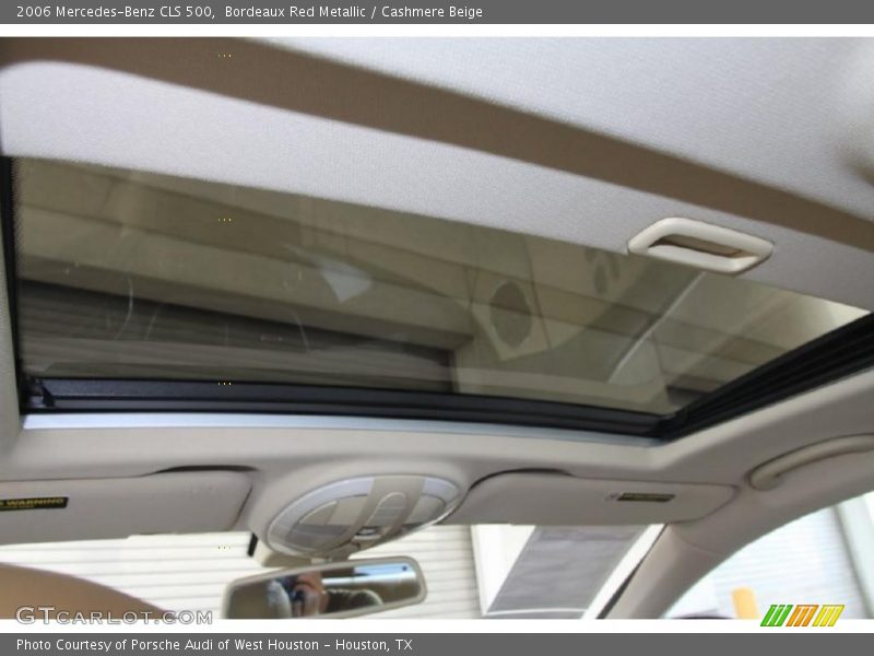 Bordeaux Red Metallic / Cashmere Beige 2006 Mercedes-Benz CLS 500