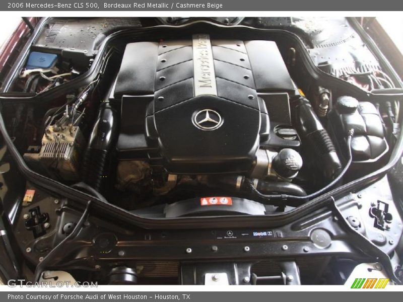 Bordeaux Red Metallic / Cashmere Beige 2006 Mercedes-Benz CLS 500