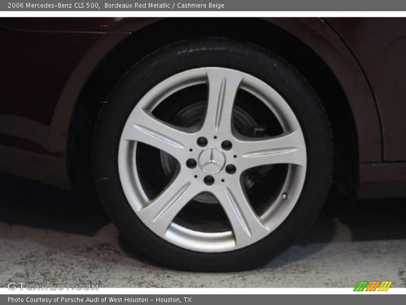 Bordeaux Red Metallic / Cashmere Beige 2006 Mercedes-Benz CLS 500