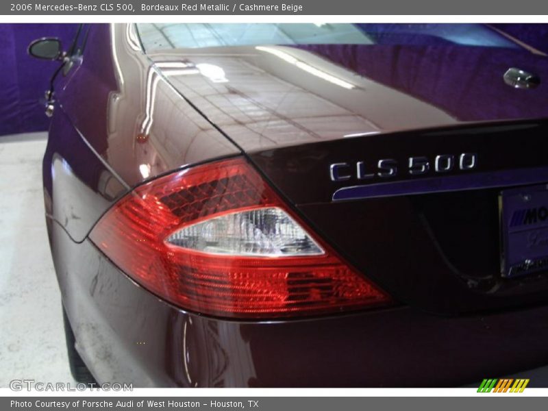 Bordeaux Red Metallic / Cashmere Beige 2006 Mercedes-Benz CLS 500