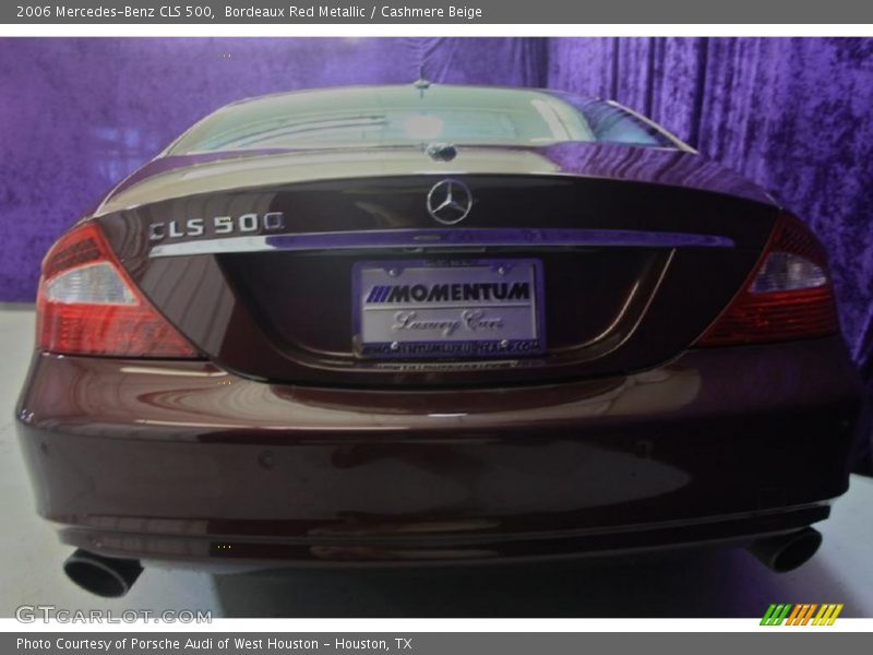 Bordeaux Red Metallic / Cashmere Beige 2006 Mercedes-Benz CLS 500