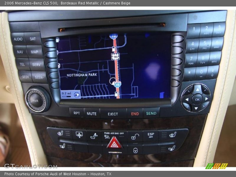 Bordeaux Red Metallic / Cashmere Beige 2006 Mercedes-Benz CLS 500