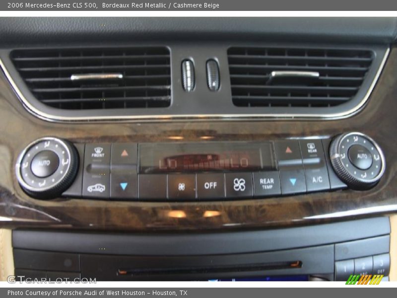 Bordeaux Red Metallic / Cashmere Beige 2006 Mercedes-Benz CLS 500