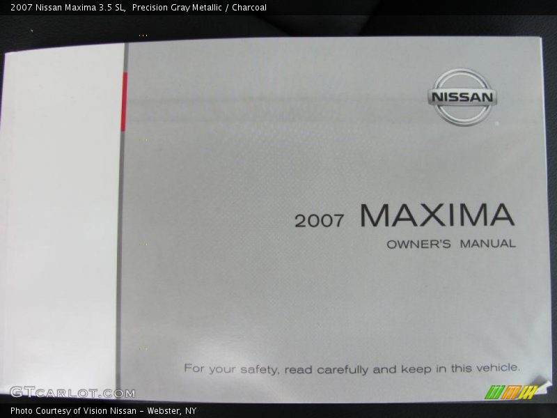 Precision Gray Metallic / Charcoal 2007 Nissan Maxima 3.5 SL