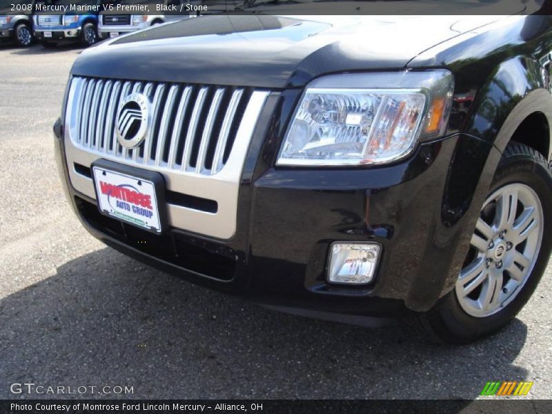 Black / Stone 2008 Mercury Mariner V6 Premier