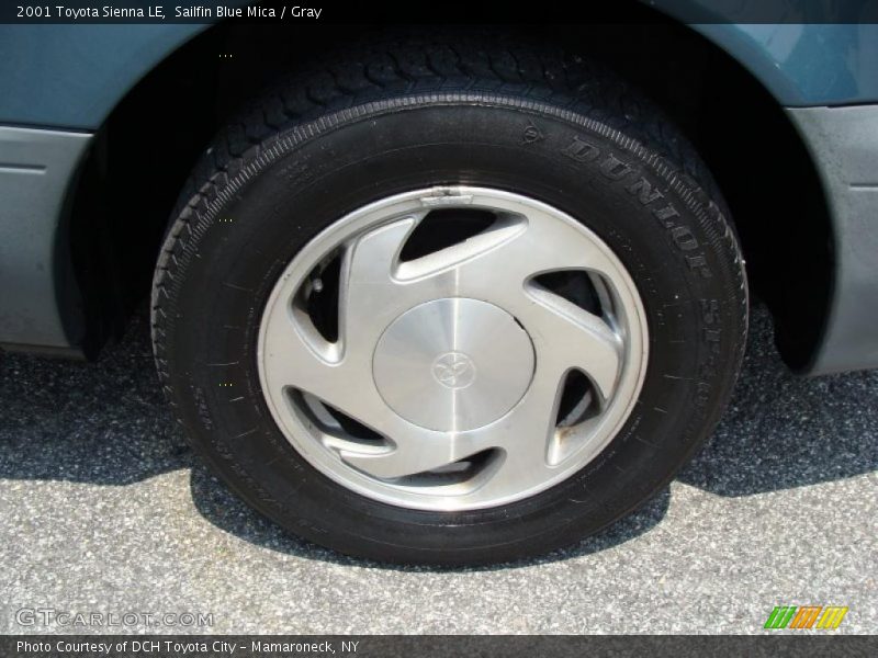 Sailfin Blue Mica / Gray 2001 Toyota Sienna LE