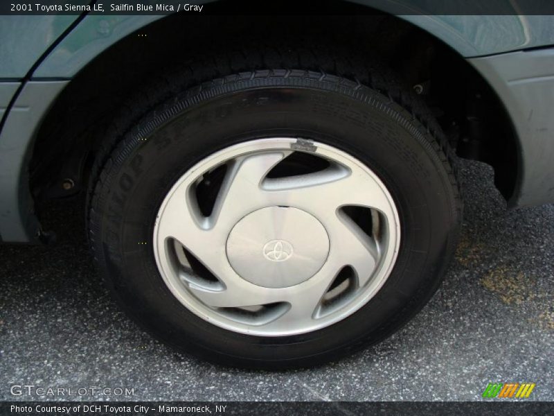 Sailfin Blue Mica / Gray 2001 Toyota Sienna LE