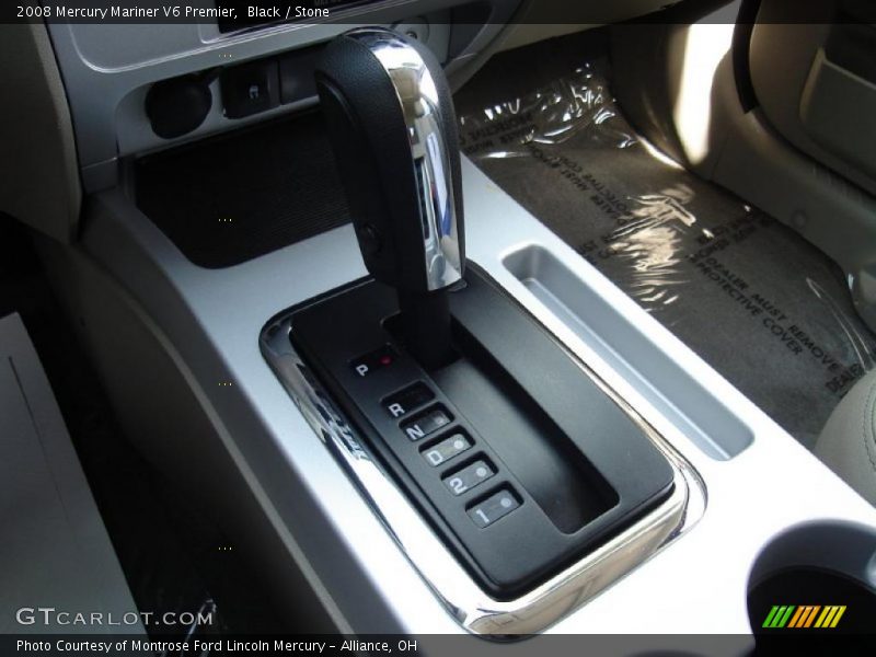 Black / Stone 2008 Mercury Mariner V6 Premier