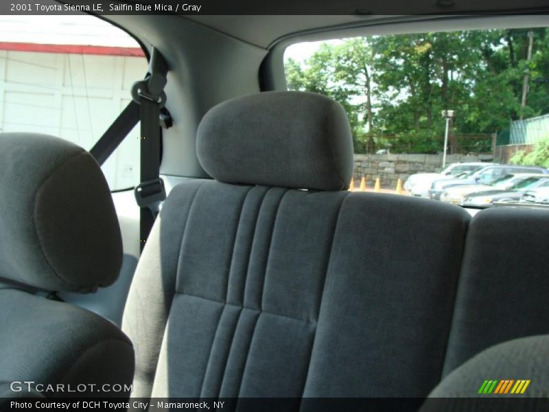 Sailfin Blue Mica / Gray 2001 Toyota Sienna LE