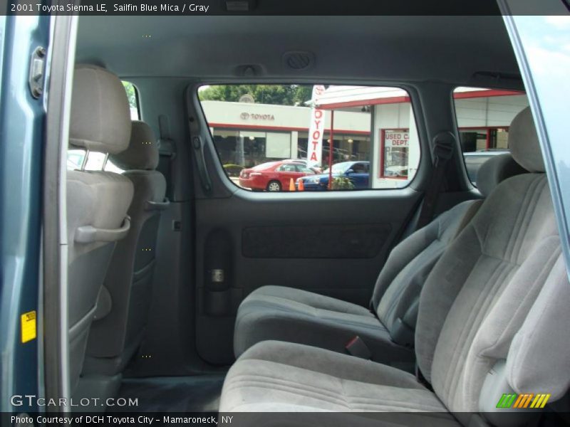 Sailfin Blue Mica / Gray 2001 Toyota Sienna LE