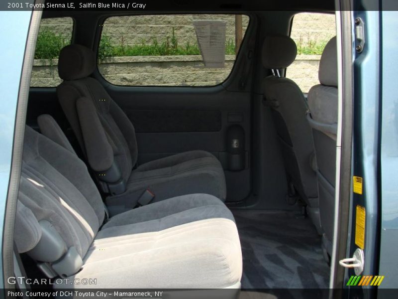 Sailfin Blue Mica / Gray 2001 Toyota Sienna LE