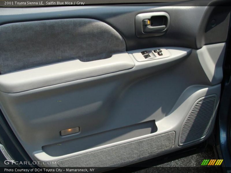 Sailfin Blue Mica / Gray 2001 Toyota Sienna LE