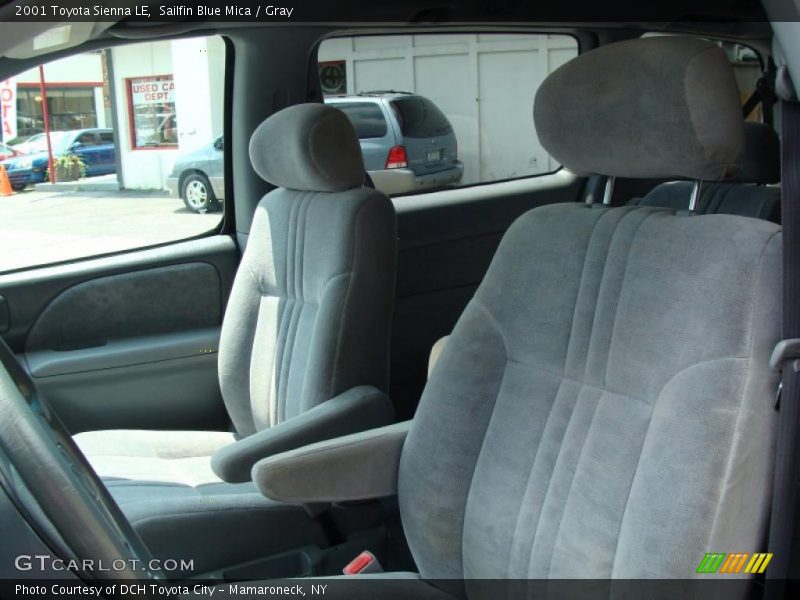 Sailfin Blue Mica / Gray 2001 Toyota Sienna LE