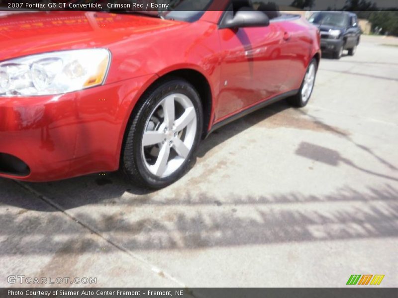 Crimson Red / Ebony 2007 Pontiac G6 GT Convertible