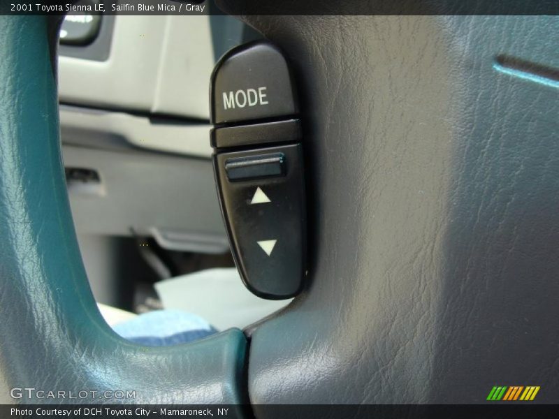Sailfin Blue Mica / Gray 2001 Toyota Sienna LE