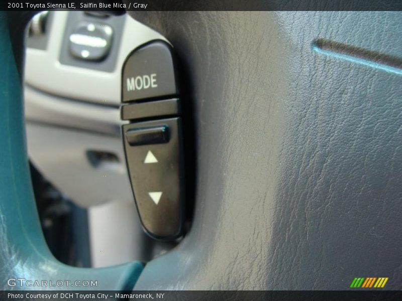 Sailfin Blue Mica / Gray 2001 Toyota Sienna LE
