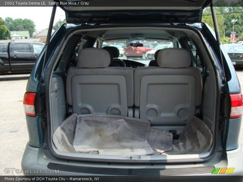 Sailfin Blue Mica / Gray 2001 Toyota Sienna LE