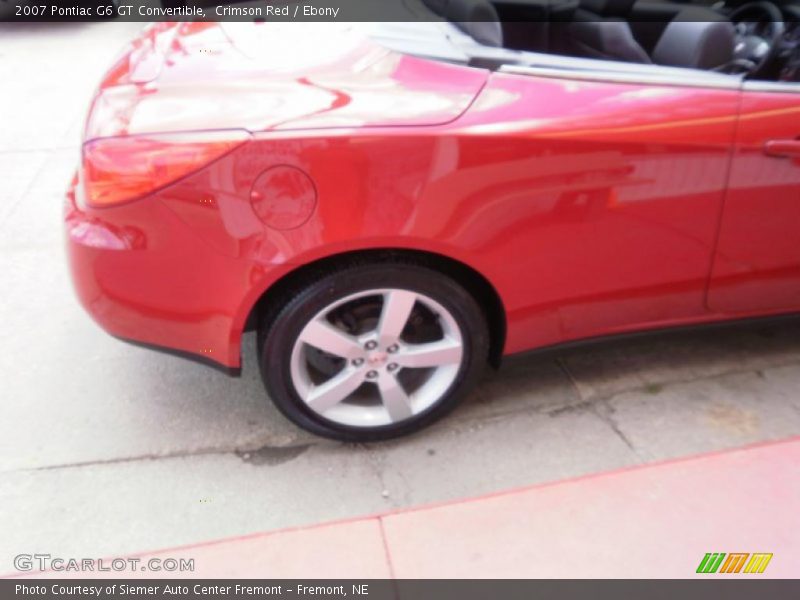 Crimson Red / Ebony 2007 Pontiac G6 GT Convertible