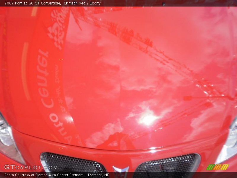 Crimson Red / Ebony 2007 Pontiac G6 GT Convertible
