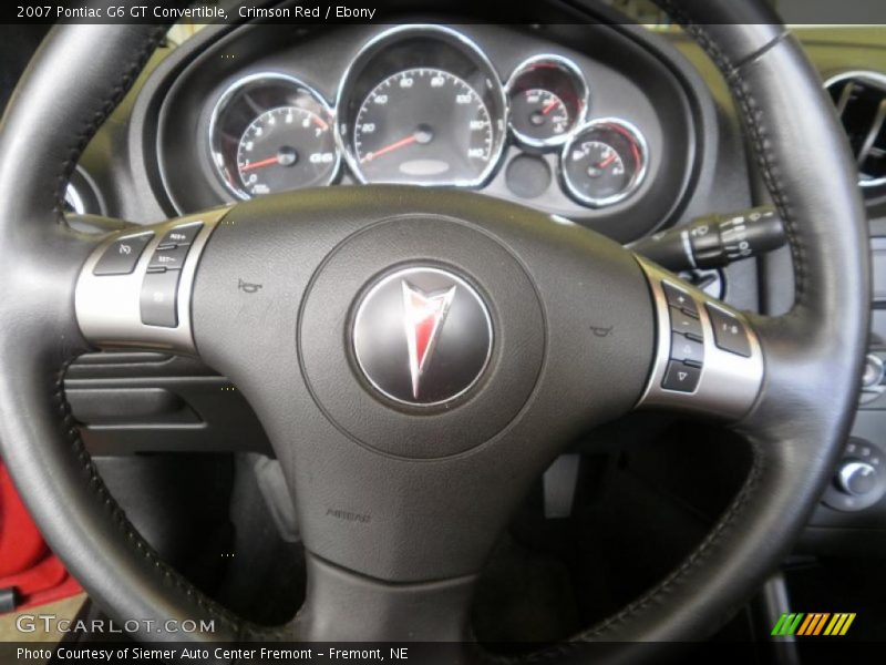 Crimson Red / Ebony 2007 Pontiac G6 GT Convertible