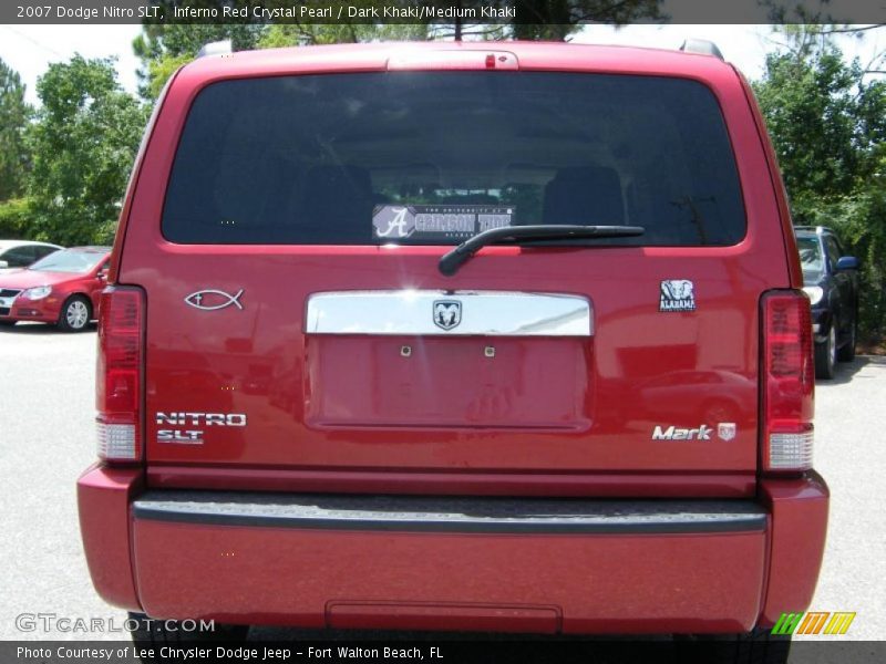 Inferno Red Crystal Pearl / Dark Khaki/Medium Khaki 2007 Dodge Nitro SLT