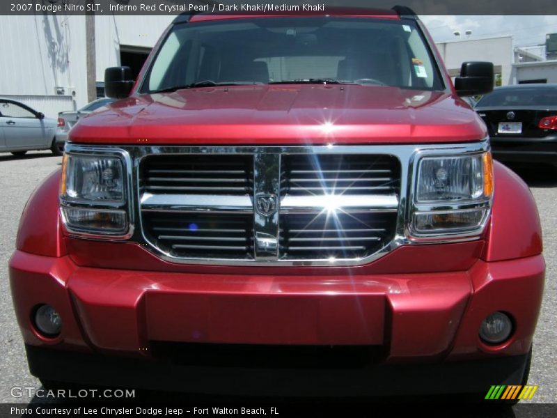 Inferno Red Crystal Pearl / Dark Khaki/Medium Khaki 2007 Dodge Nitro SLT