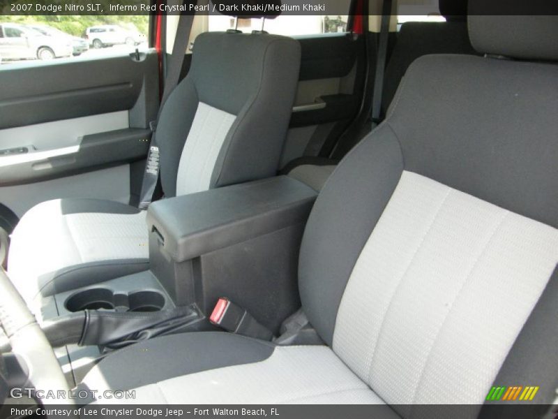 Inferno Red Crystal Pearl / Dark Khaki/Medium Khaki 2007 Dodge Nitro SLT