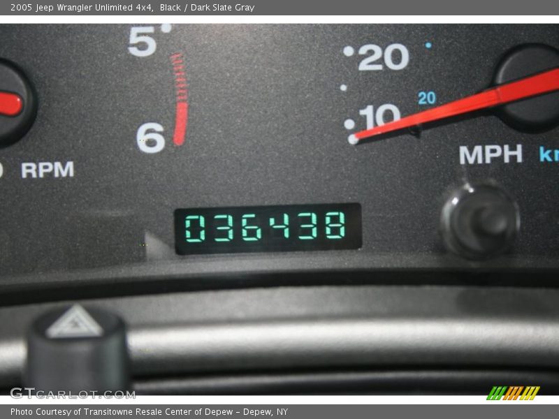 Black / Dark Slate Gray 2005 Jeep Wrangler Unlimited 4x4