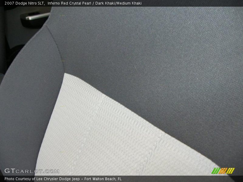 Inferno Red Crystal Pearl / Dark Khaki/Medium Khaki 2007 Dodge Nitro SLT