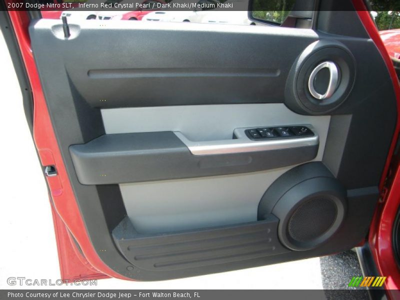 Inferno Red Crystal Pearl / Dark Khaki/Medium Khaki 2007 Dodge Nitro SLT