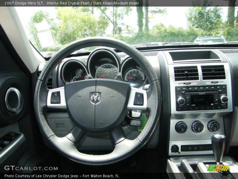 Inferno Red Crystal Pearl / Dark Khaki/Medium Khaki 2007 Dodge Nitro SLT