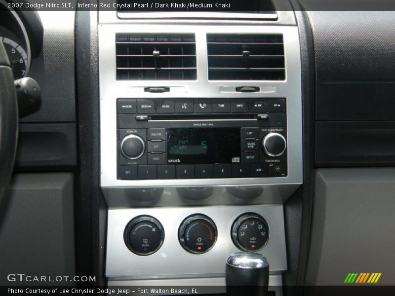Inferno Red Crystal Pearl / Dark Khaki/Medium Khaki 2007 Dodge Nitro SLT