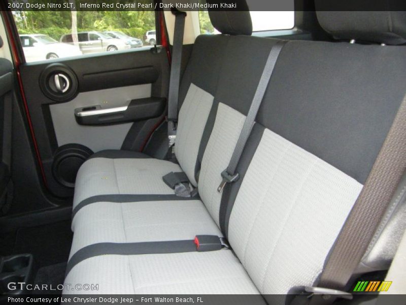 Inferno Red Crystal Pearl / Dark Khaki/Medium Khaki 2007 Dodge Nitro SLT