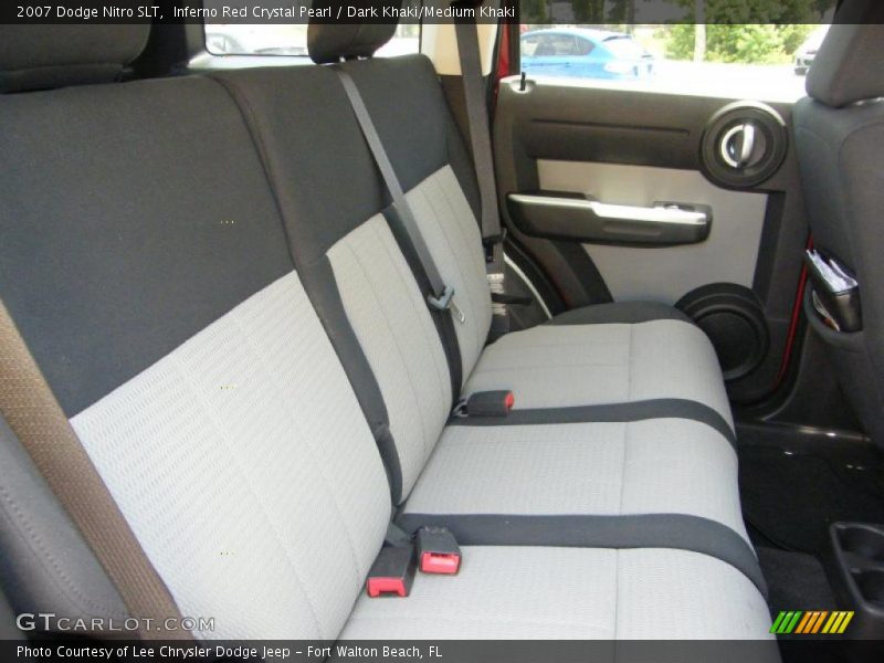 Inferno Red Crystal Pearl / Dark Khaki/Medium Khaki 2007 Dodge Nitro SLT
