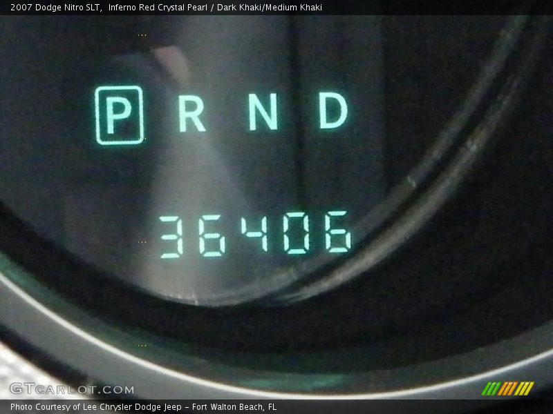 Inferno Red Crystal Pearl / Dark Khaki/Medium Khaki 2007 Dodge Nitro SLT