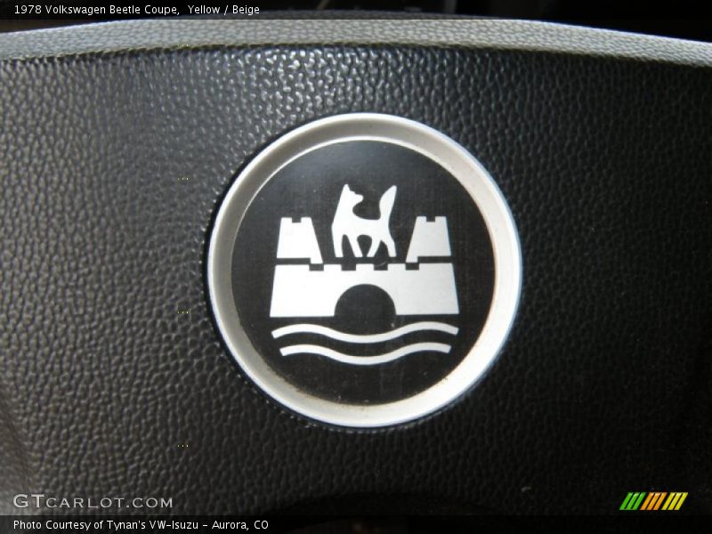 Yellow / Beige 1978 Volkswagen Beetle Coupe