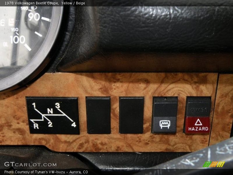 Yellow / Beige 1978 Volkswagen Beetle Coupe