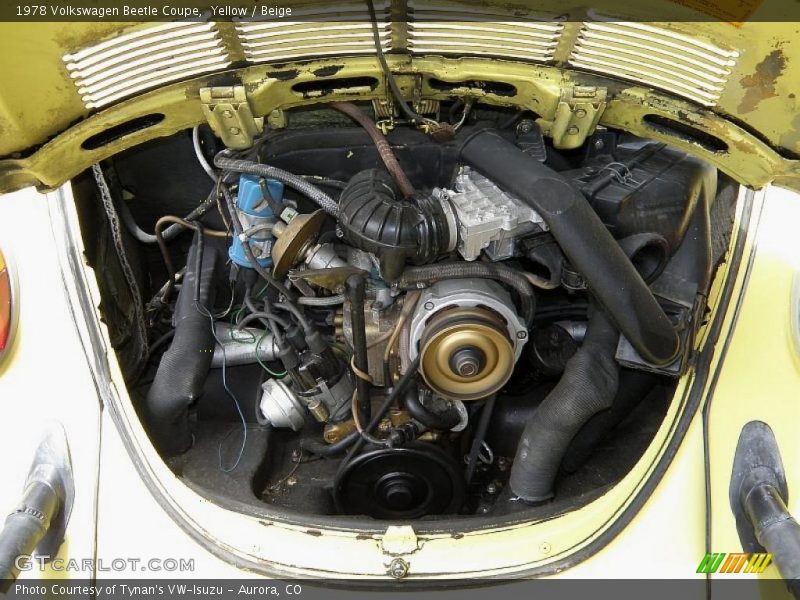 Yellow / Beige 1978 Volkswagen Beetle Coupe