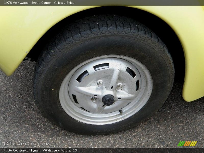 Yellow / Beige 1978 Volkswagen Beetle Coupe