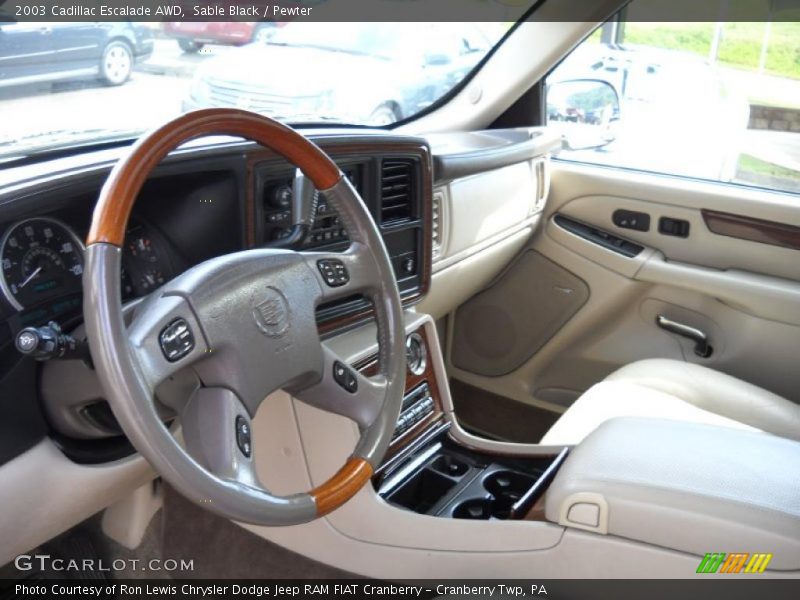 Sable Black / Pewter 2003 Cadillac Escalade AWD