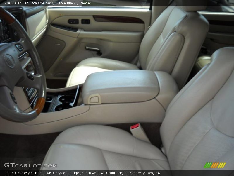 Sable Black / Pewter 2003 Cadillac Escalade AWD
