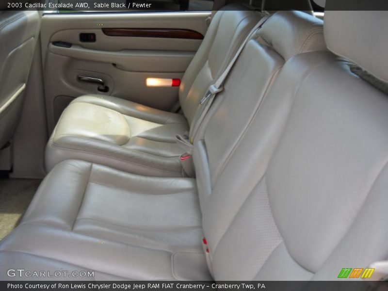 Sable Black / Pewter 2003 Cadillac Escalade AWD
