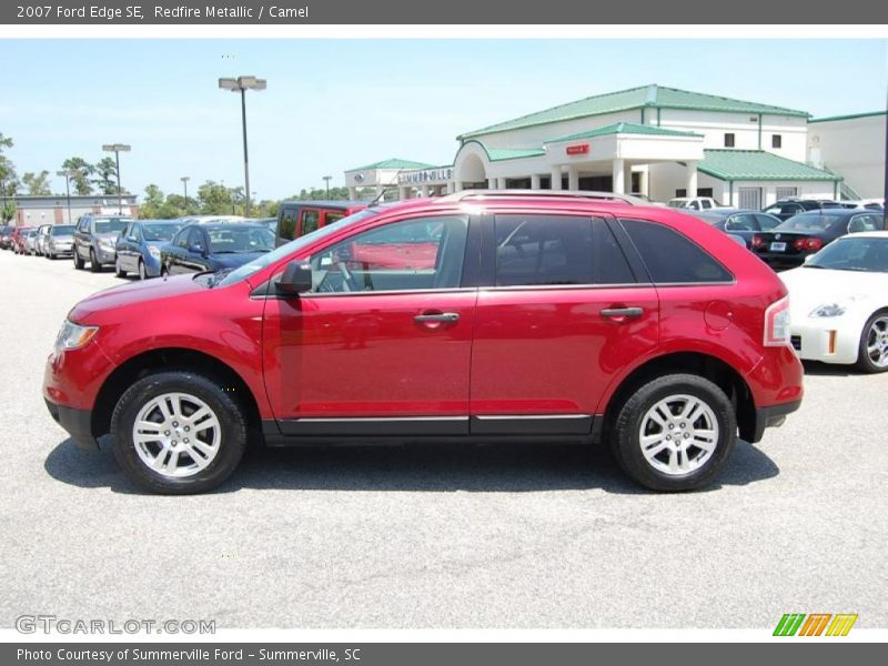 Redfire Metallic / Camel 2007 Ford Edge SE