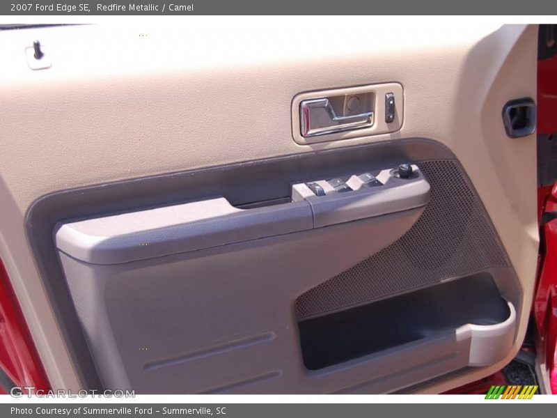 Redfire Metallic / Camel 2007 Ford Edge SE
