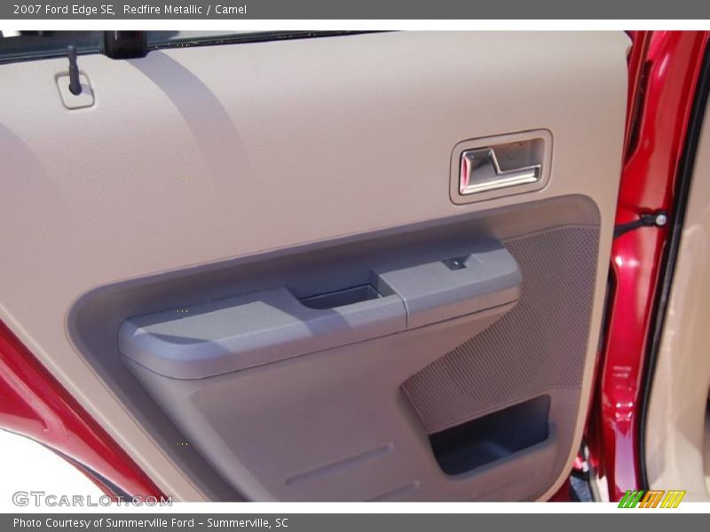 Redfire Metallic / Camel 2007 Ford Edge SE