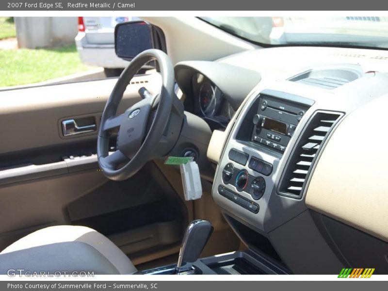 Redfire Metallic / Camel 2007 Ford Edge SE