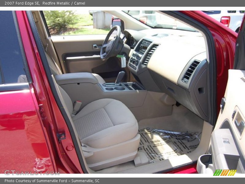 Redfire Metallic / Camel 2007 Ford Edge SE