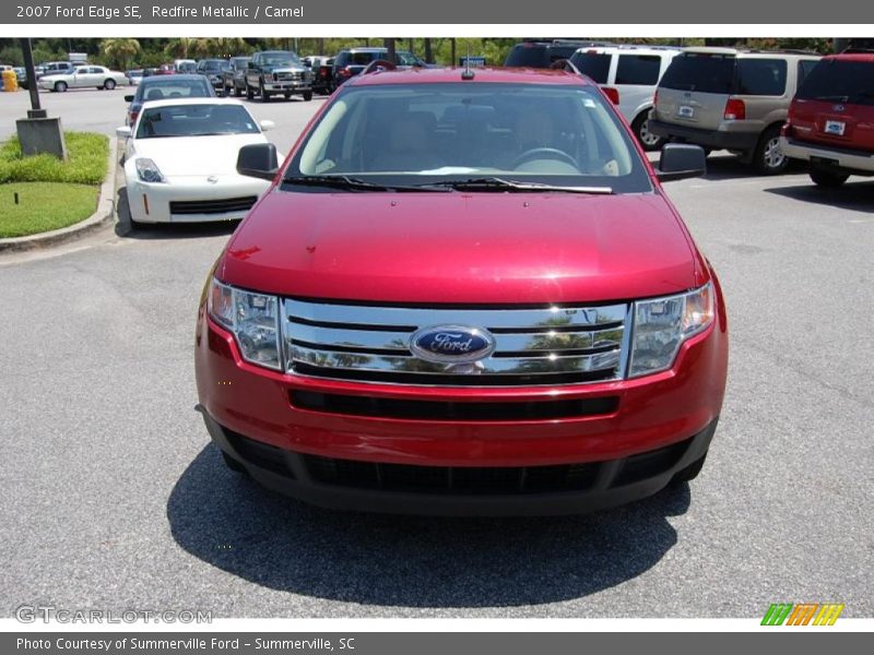 Redfire Metallic / Camel 2007 Ford Edge SE